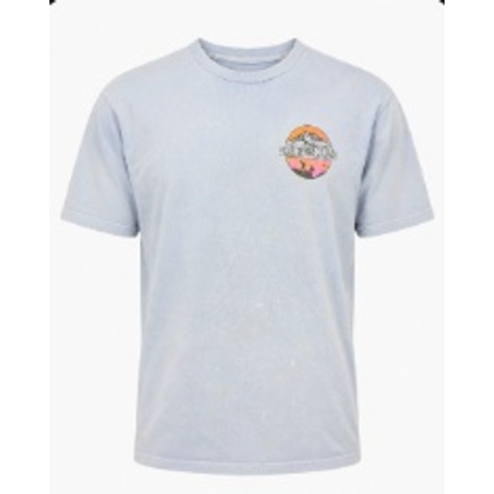 Blue 84 Pagosa Springs Colorado Graphic T-Shirt Mens Large Blue Hiking Mountain